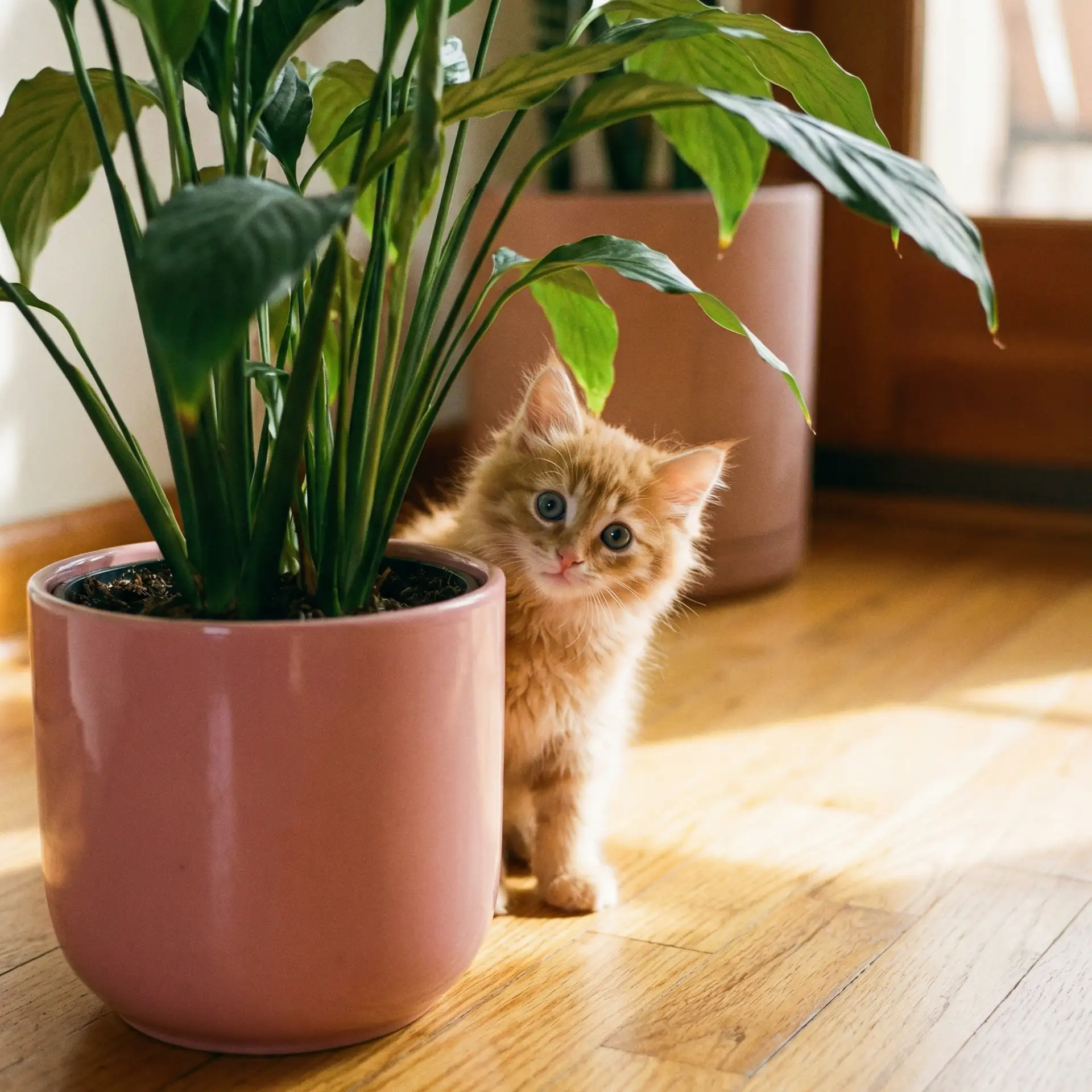 小猫从花盆后探头 - 调教sm